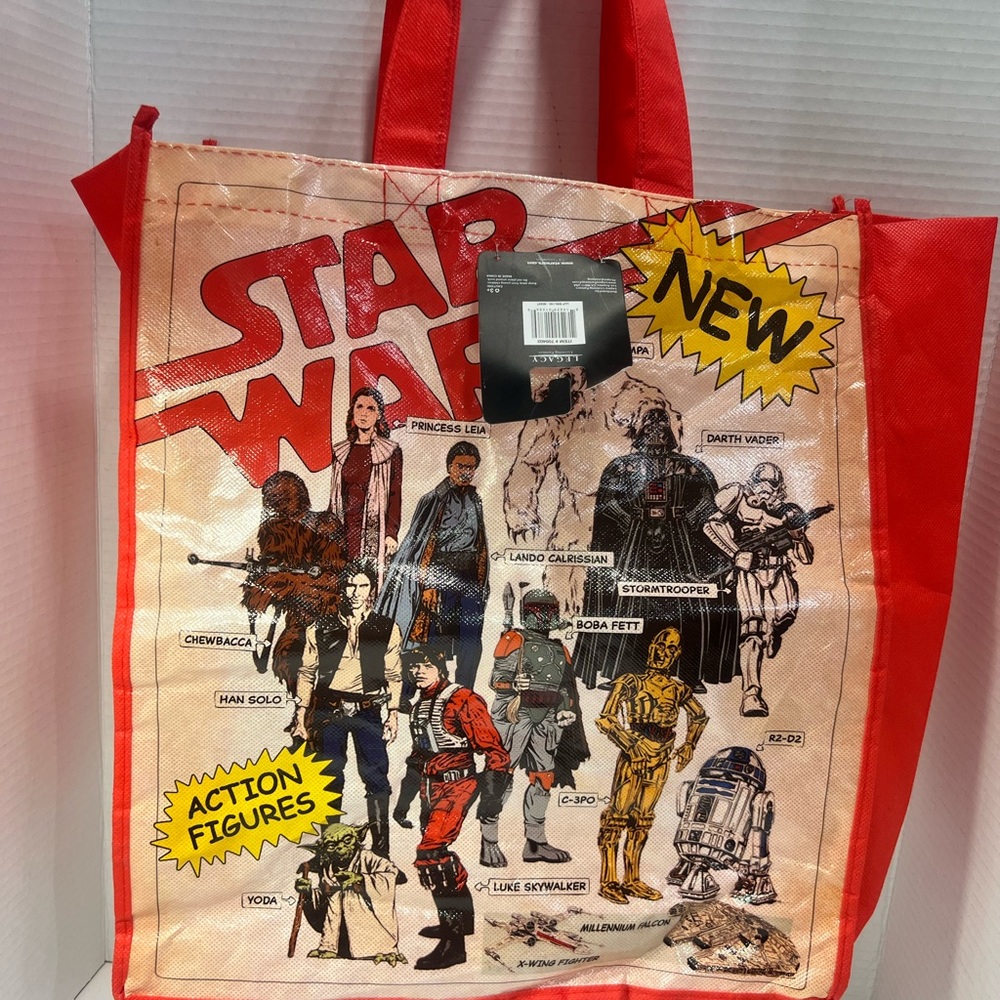 Disney Star Wars Red and Yellow Tote Bag